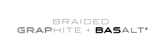 Braided Graphite + Basalt